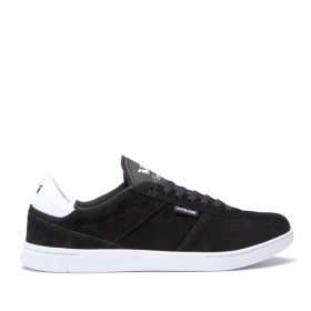 Supra Mens ELEVATE Low Top Shoes Black/white | US-68628